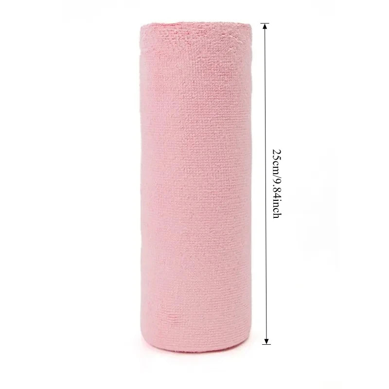 Reusable Microfiber Towel | Cleaning Wipe Household Kitchen Cloth Rolls | 1 Roll of 20 Sheets